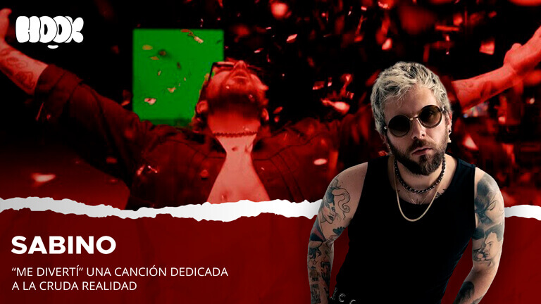 Sabino estrena “Me divertí”: una canción dedicada a la cruda realidad