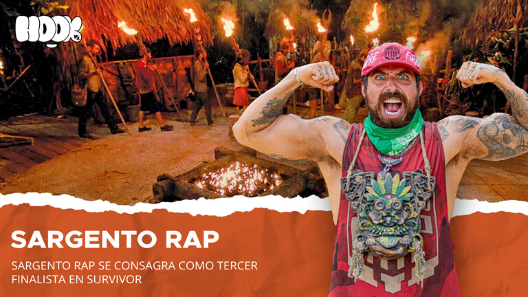 Sargento Rap como finalista en Survivor México