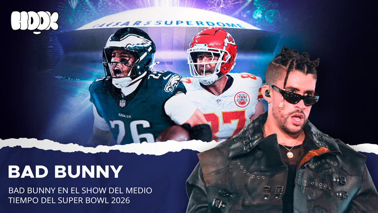 Bad Bunny será la estrella del show de medio tiempo del Super Bowl 2026