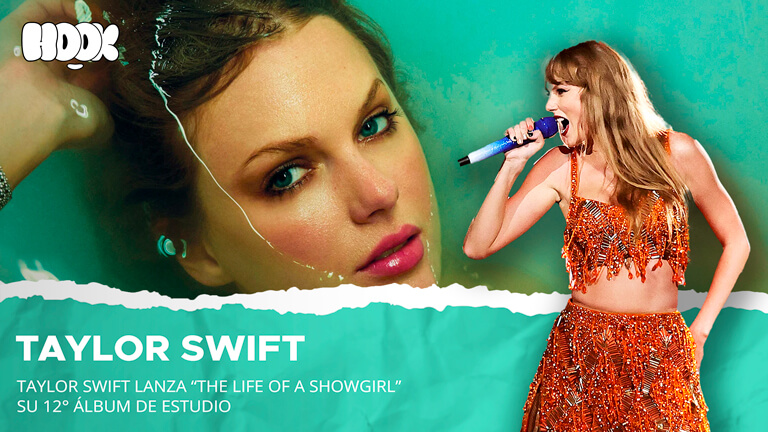 Taylor Swift lanza The Life of a Showgirl, su 12.º álbum de estudio