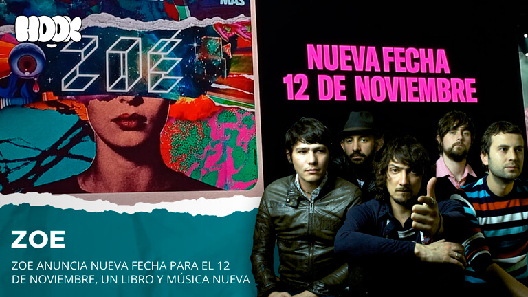 Zoé anuncia nueva fecha en CDMX y sorprende con libro y música inédita