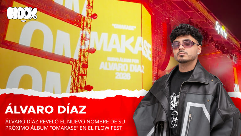 Álvaro Díaz reveló el nombre de su nuevo álbum, Omakase, en el cierre del Coca-Cola Flow Fest