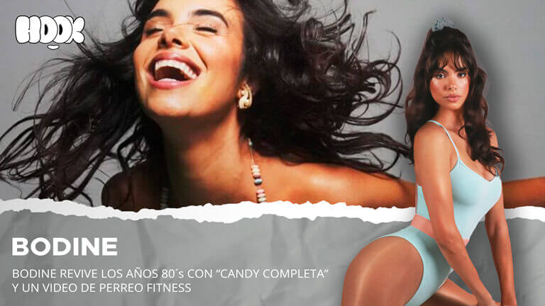 Bodine Revive los Años 80 con «Candy Completa» y un Video de Perreo Fitness