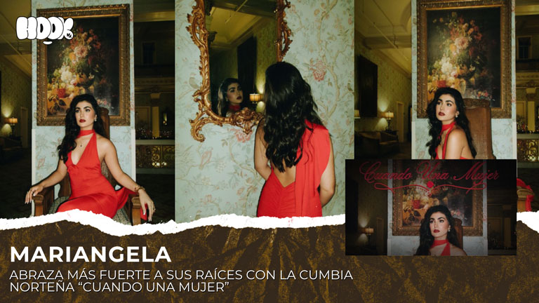 Mariangela abraza sus raíces con la cumbia norteña “Cuando Una Mujer”