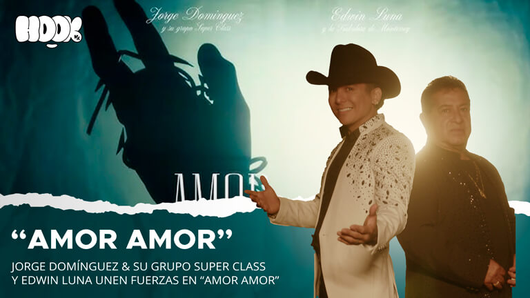 Jorge Domínguez y Edwin Luna unen fuerzas en “Amor Amor”: Una cumbia al arrepentimiento