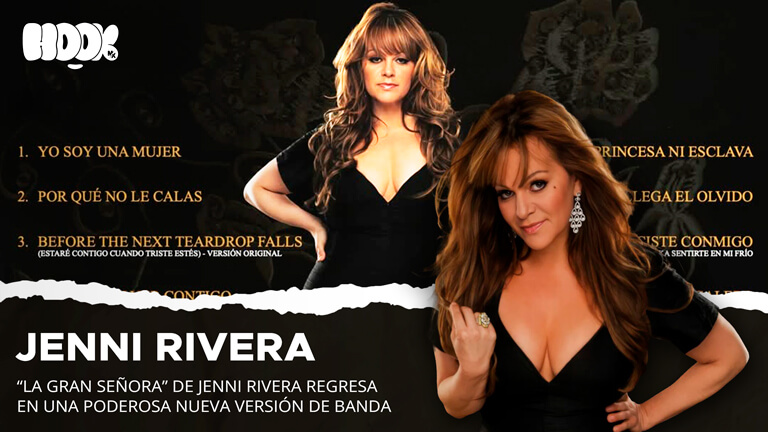 Jenni Rivera regresa con «La Gran Señora – Banda»: Voces originales y audios inéditos de la Eterna Diva