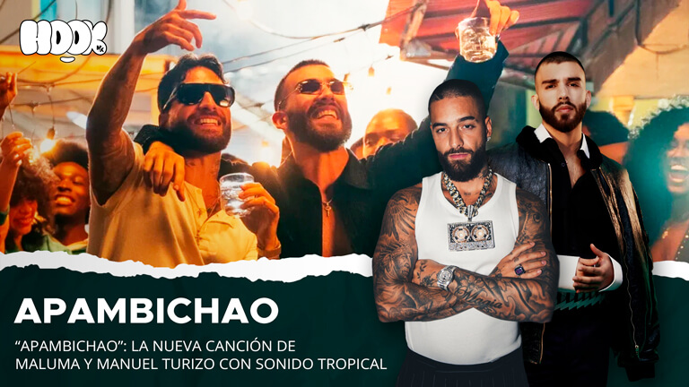 Maluma y Manuel Turizo se ponen tropicales con el estreno de «Apambichao»