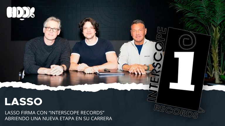Lasso firma contrato oficial con Interscope Records 2026
