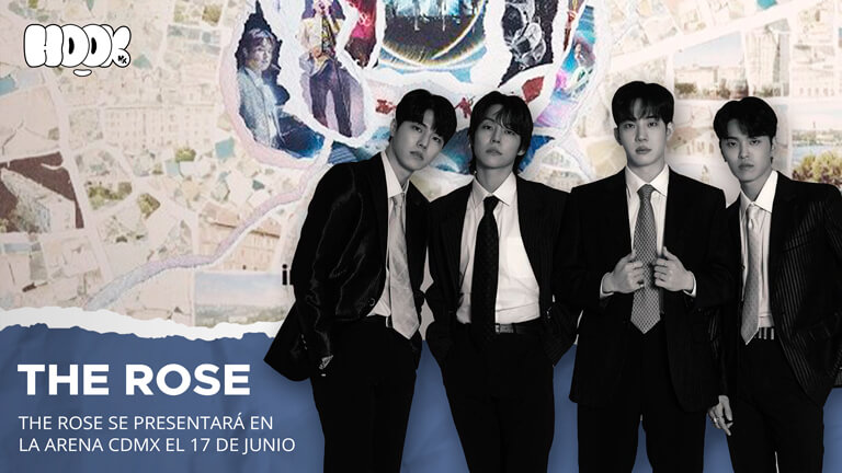 Banda coreana THE ROSE anuncia concierto Rosetopia 2026 en Arena CDMX