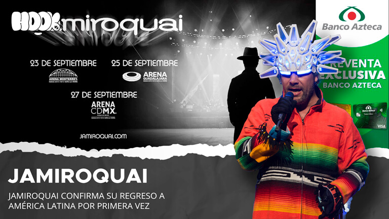 Jamiroquai Latin America Tour 2026 en México